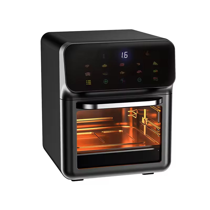 AeriBlaz Air Fryer with digital display on a white background