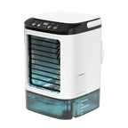 GlaciVyex Portable Air Conditioner with a white and black design on a white background