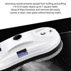 GlovaBoto Window Cleaning Robot with text on a black background