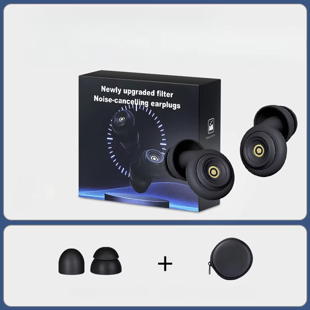 HuziNite Earplugs with packaging and additional earplugs on a white background