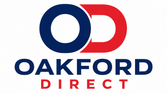 The logo for Oakford Direct, featuring stylized 'OD' letters in navy blue and red above the words 'OAKFORD DIRECT' in matching navy and red on a plain white background.