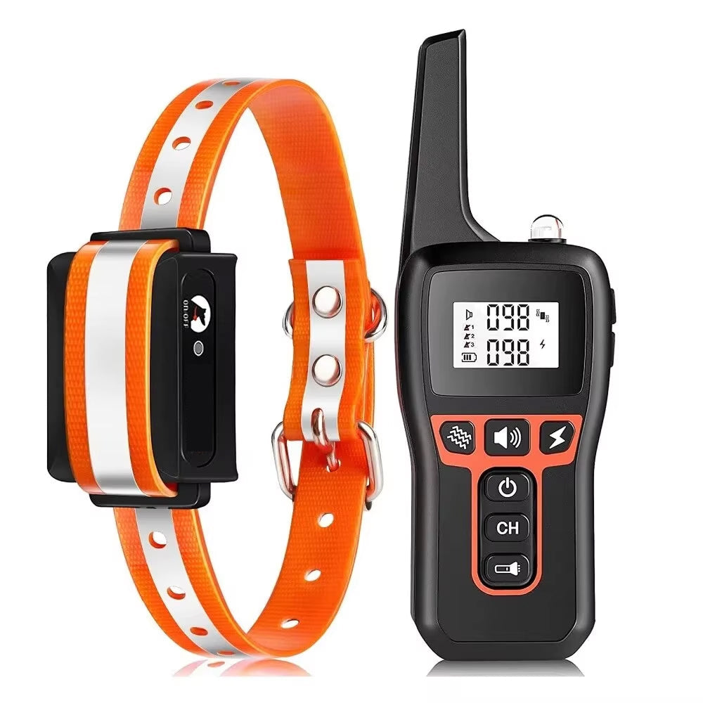 PawGofu Shock Collar with a black electronic device on a white background