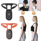 PostuRiq Smart Posture Correctorwith before and after effects on a white background