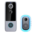  PurePeeki Camera Doorbell with camera and remote unit on a white background
