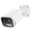 A white SpotKamyl Spotlight Camera with a black front housing around the lens and three visible IR LEDs, shown on a clean white background.