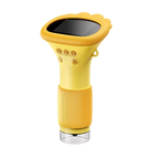 Yellow ZoomiWiz HD Kids Microscope with a black nozzle on a white background