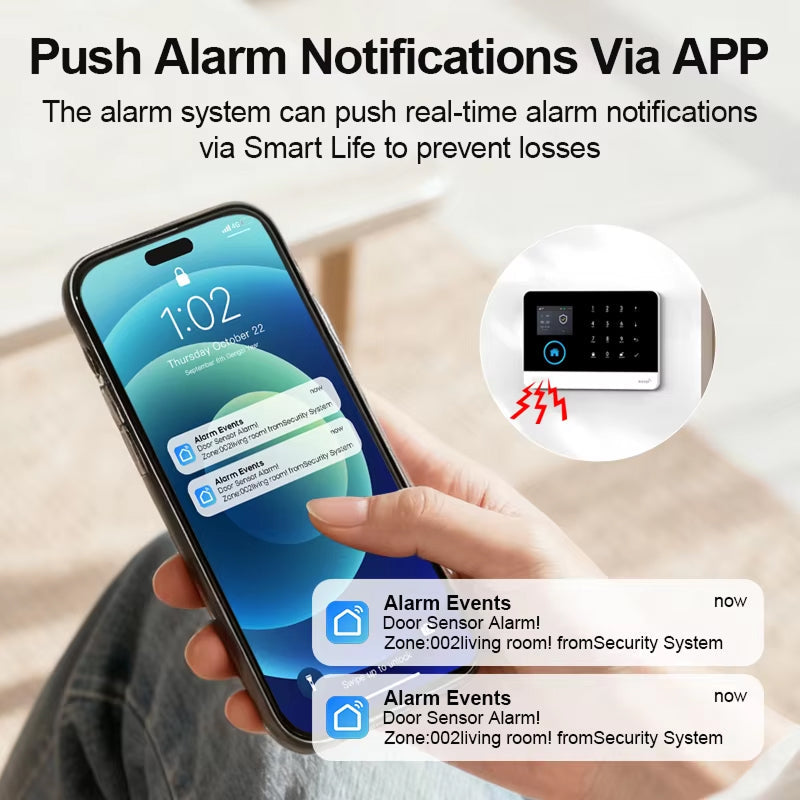 AlarmGoee Burglar Alarm System feature view