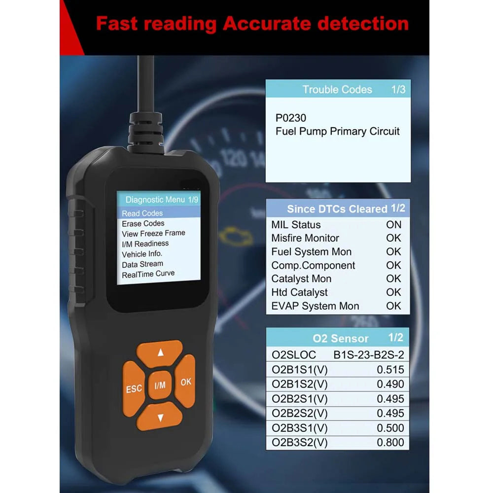 AutoDyag OBD2 Scanner feature view