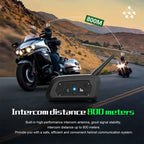 AxoRidex Motorcycle Intercom on the road