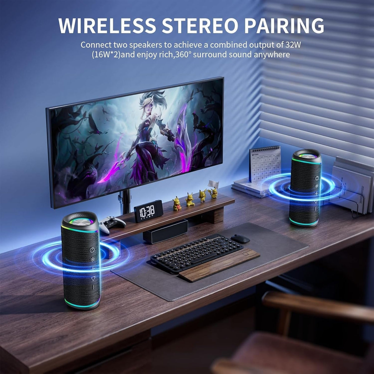 BeatyTrix Portable Bluetooth Speaker view 5