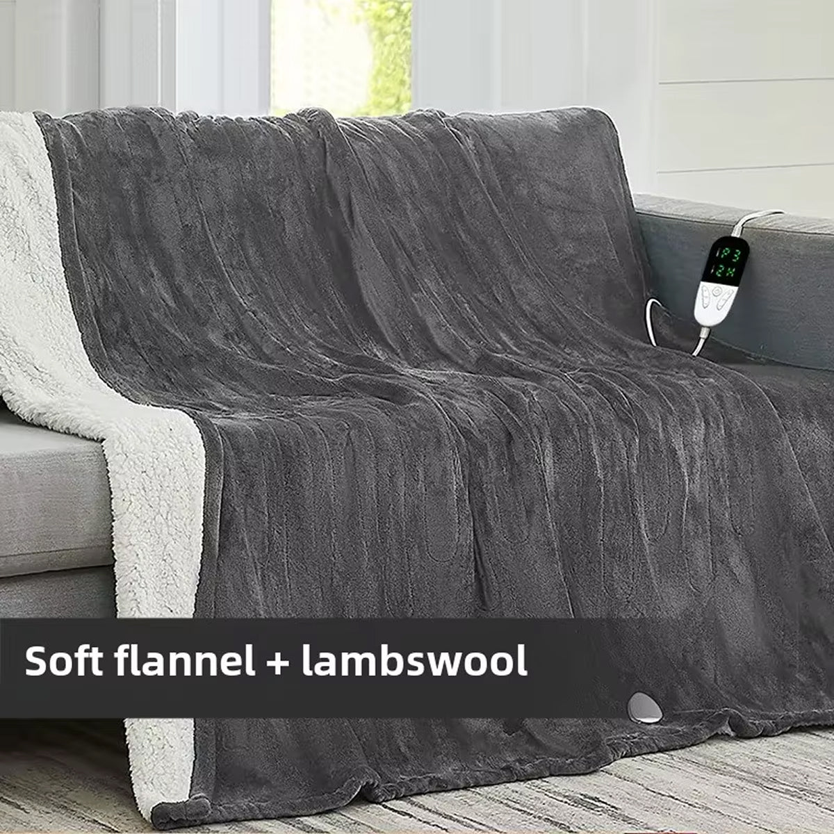 BlankyVex Electric Blanket heated throw view 2