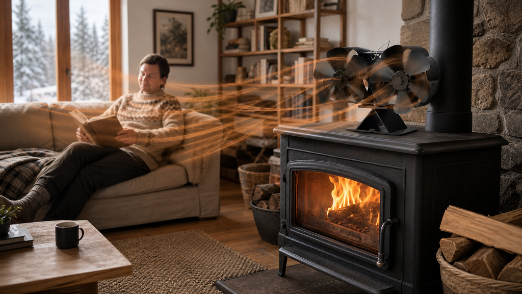 BlazeWini Wood Stove Fan simple setup guide