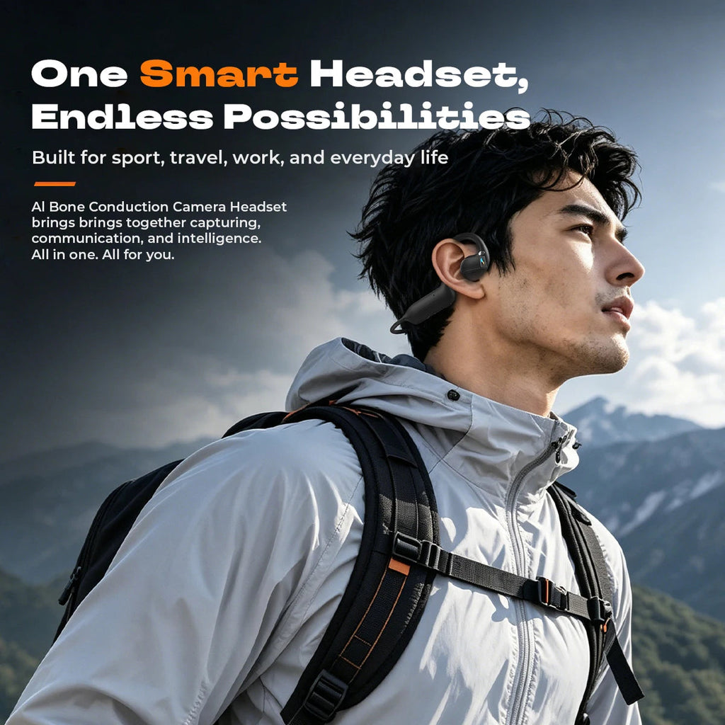 CamBudsie Bone Conduction Headphones Bluetooth connection