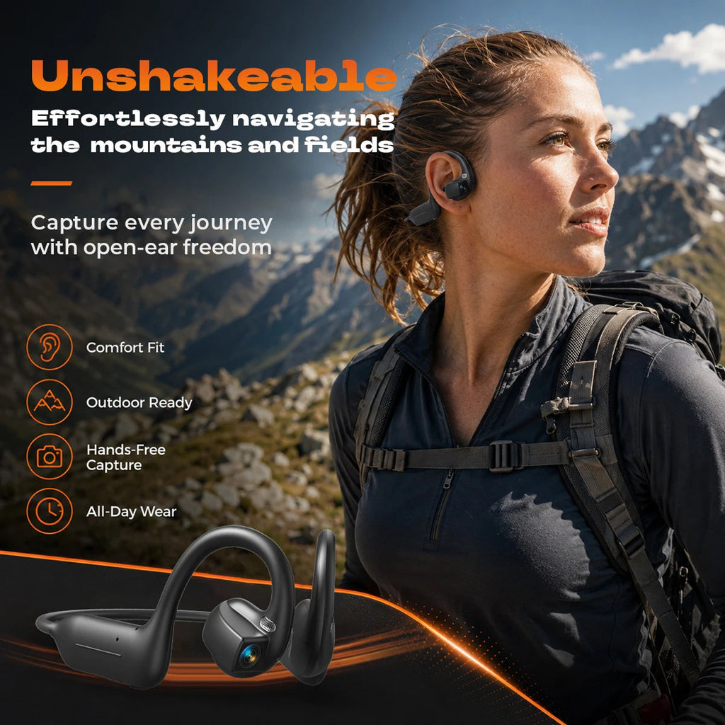 CamBudsie Bone Conduction Headphones feature overview