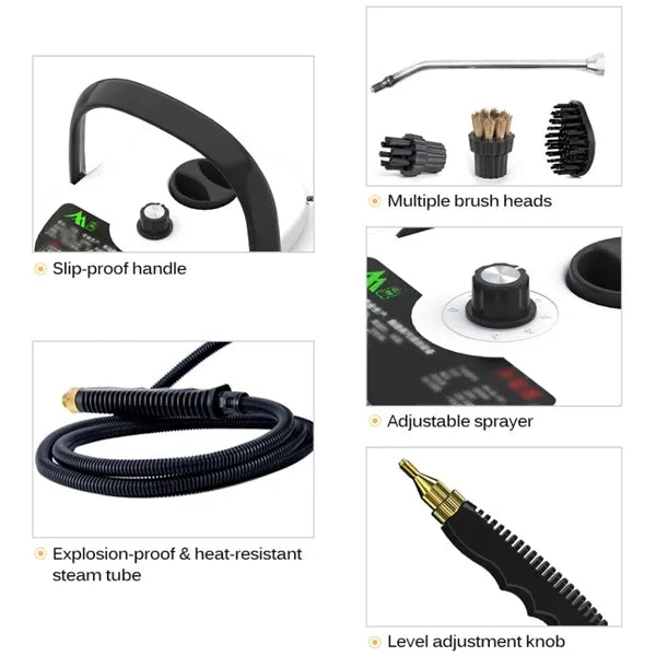 CleanJet Handheld Steam Cleaner product overview