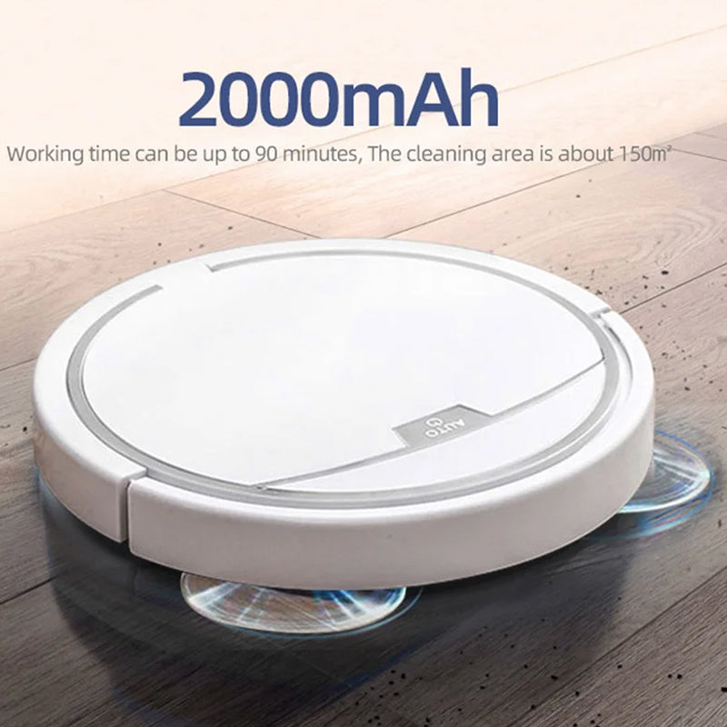 ClinieBot Robot Vacuum and Mop angled view