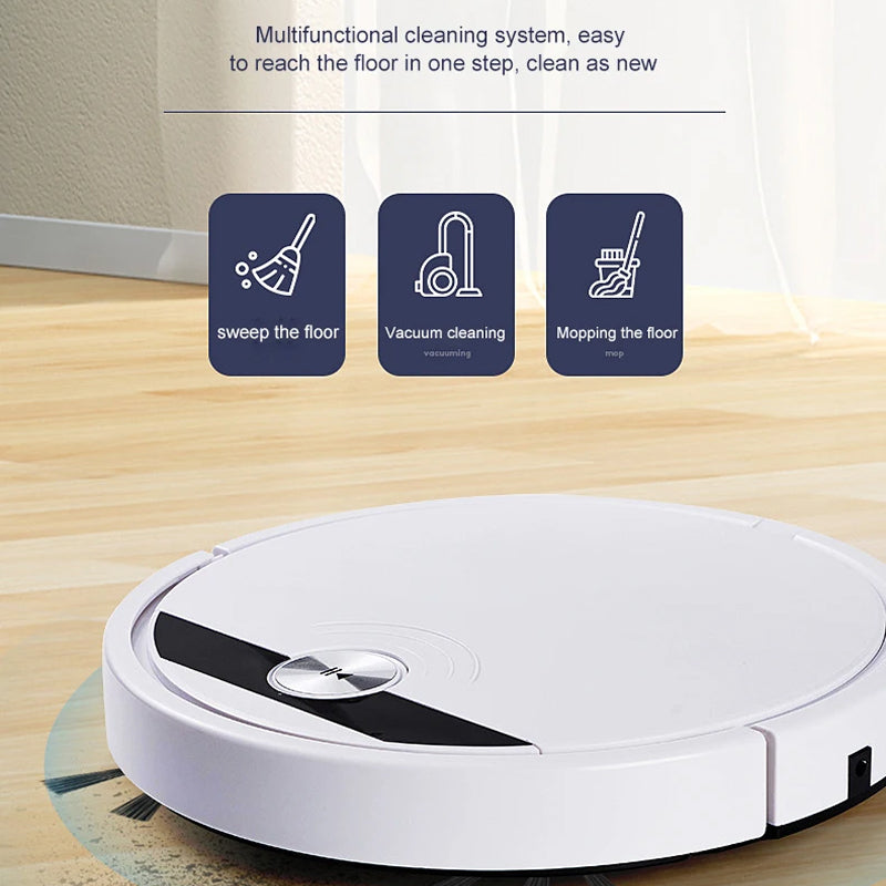 ClinieBot Robot Vacuum and Mop close up