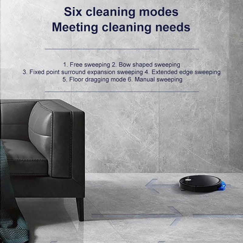 ClinieBot Robot Vacuum and Mop key features