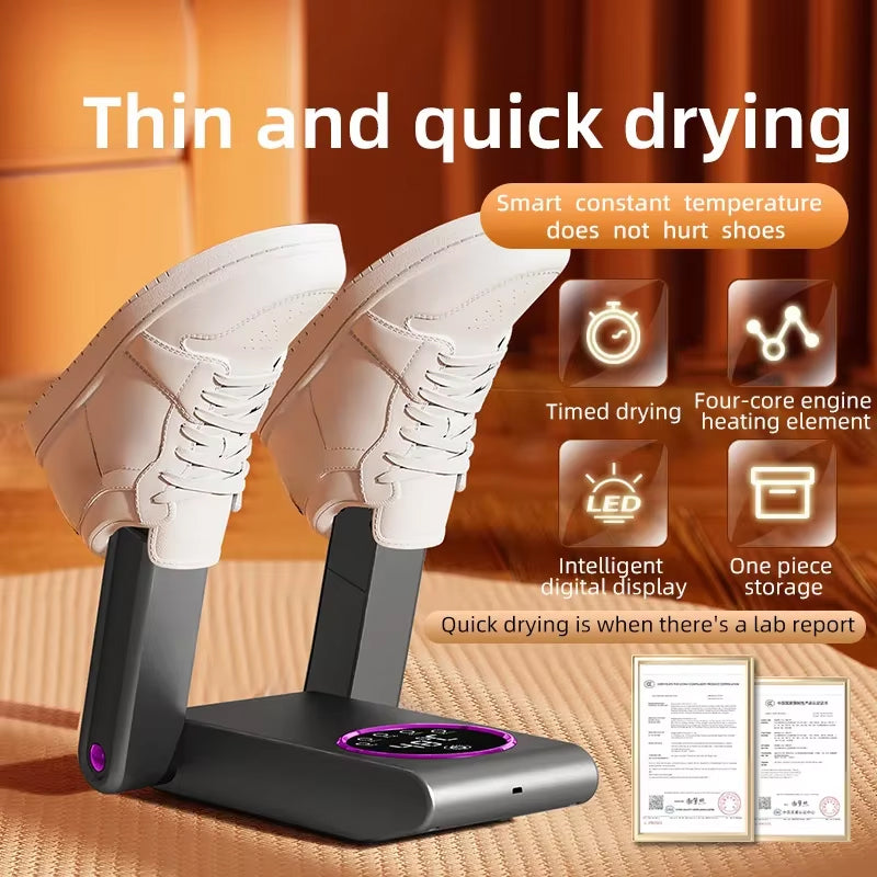 CozieBooz Boot Dryer in use