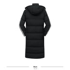 CozyRax Heated Long Coat with detachable hood