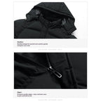CozyRax Heated Long Coat USB power connection