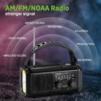 Crankoax Emergency Wind Up Radio build detail