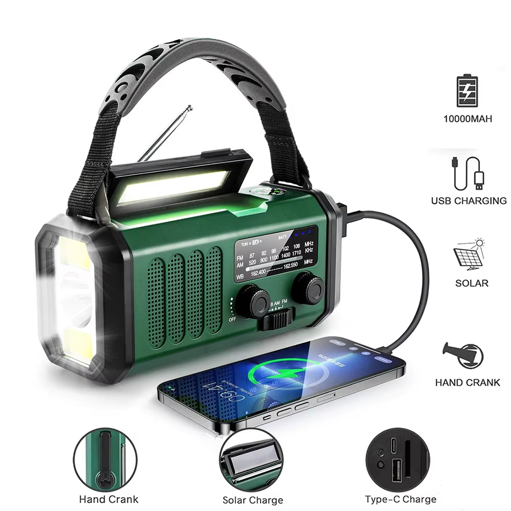 Crankoax Emergency Wind Up Radio features overview