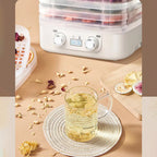 CrispDehy Food Dehydrator five-tray design