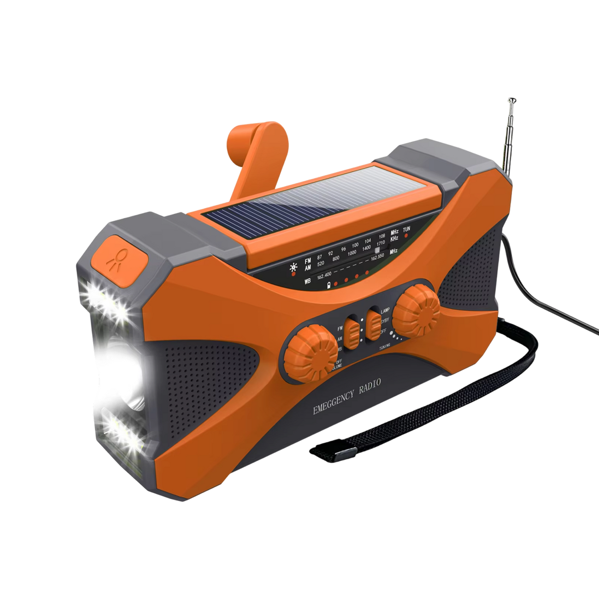 CrisyCom Wind Up Radio for emergency preparedness