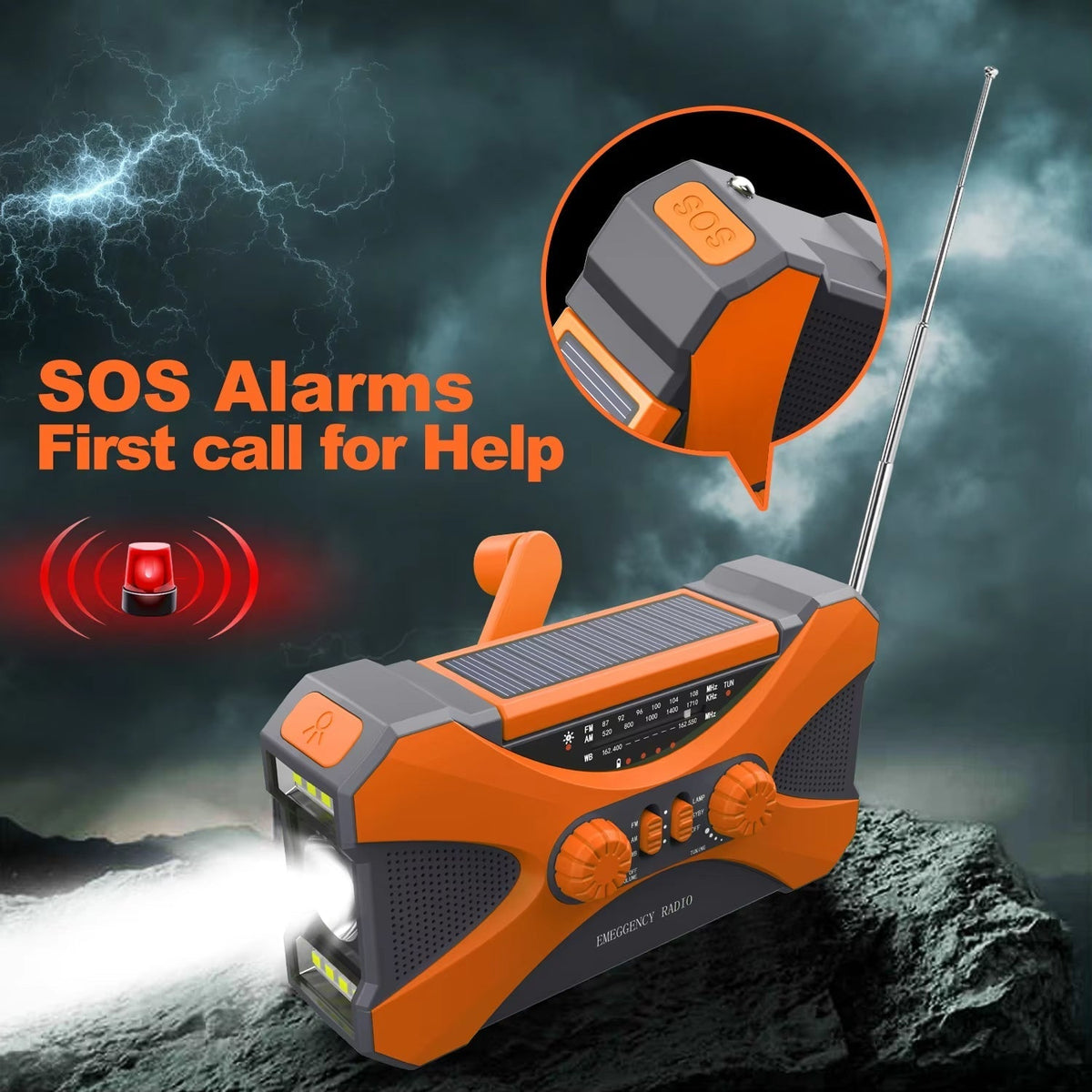 CrisyCom Wind Up Radio product presentation