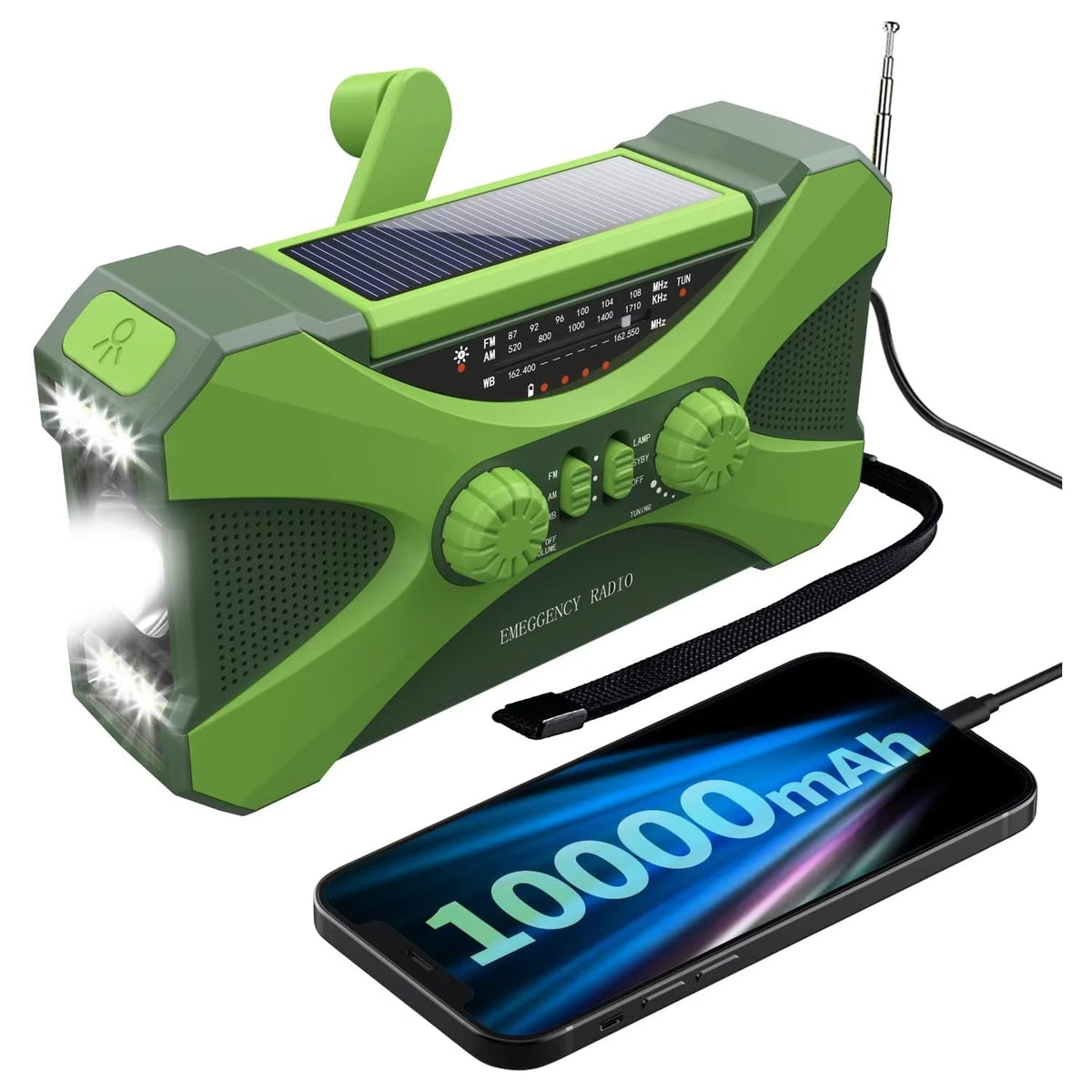 CrisyCom Wind Up Radio