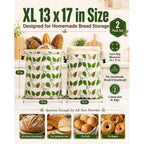 CrumBlixi Beeswax Bread Bag lifestyle image