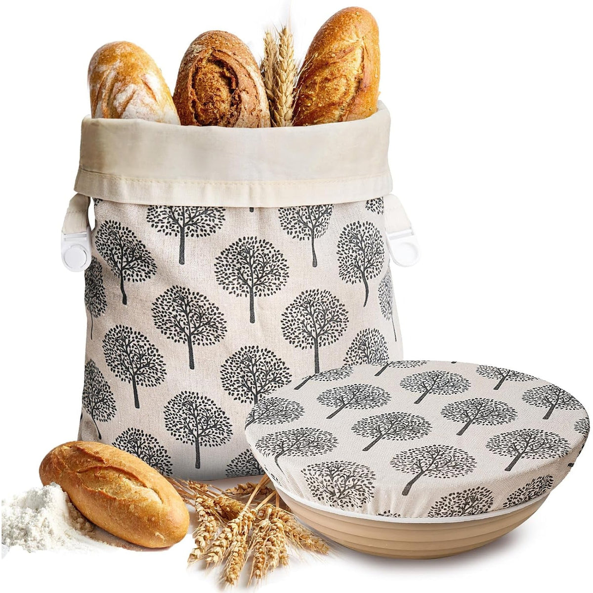 CrumBlixi Beeswax Bread Bag product photo