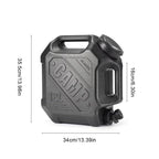 DawNikix Camping Water Container 10cm wide mouth cap