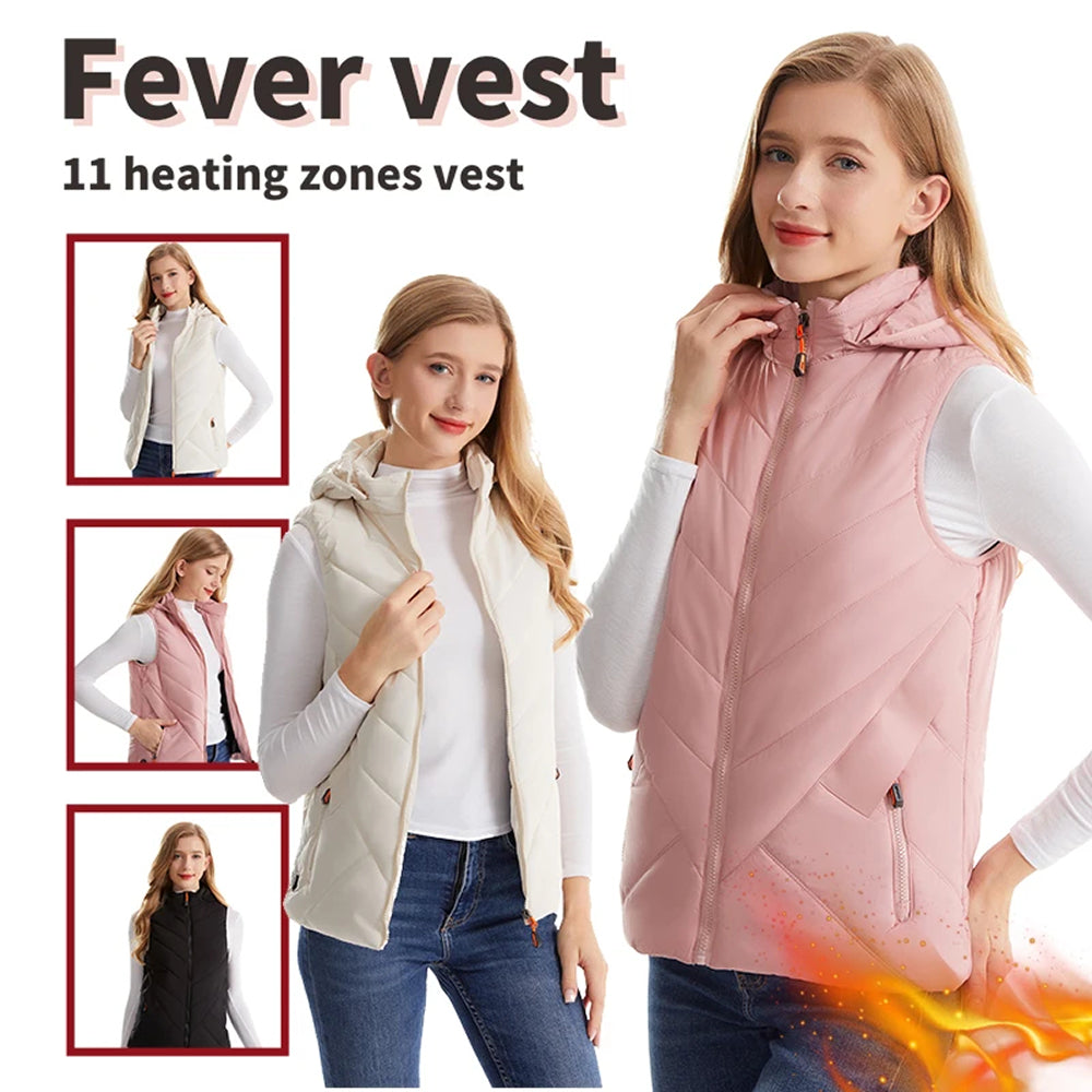 EmbeRinex Heated Vest heating zones graphic