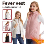EmbeRinex Heated Vest heating zones graphic