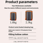 EmberLinie Heated Sleeping Bag in blue