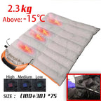 EmberLinie Heated Sleeping Bag 210T ripstop shell