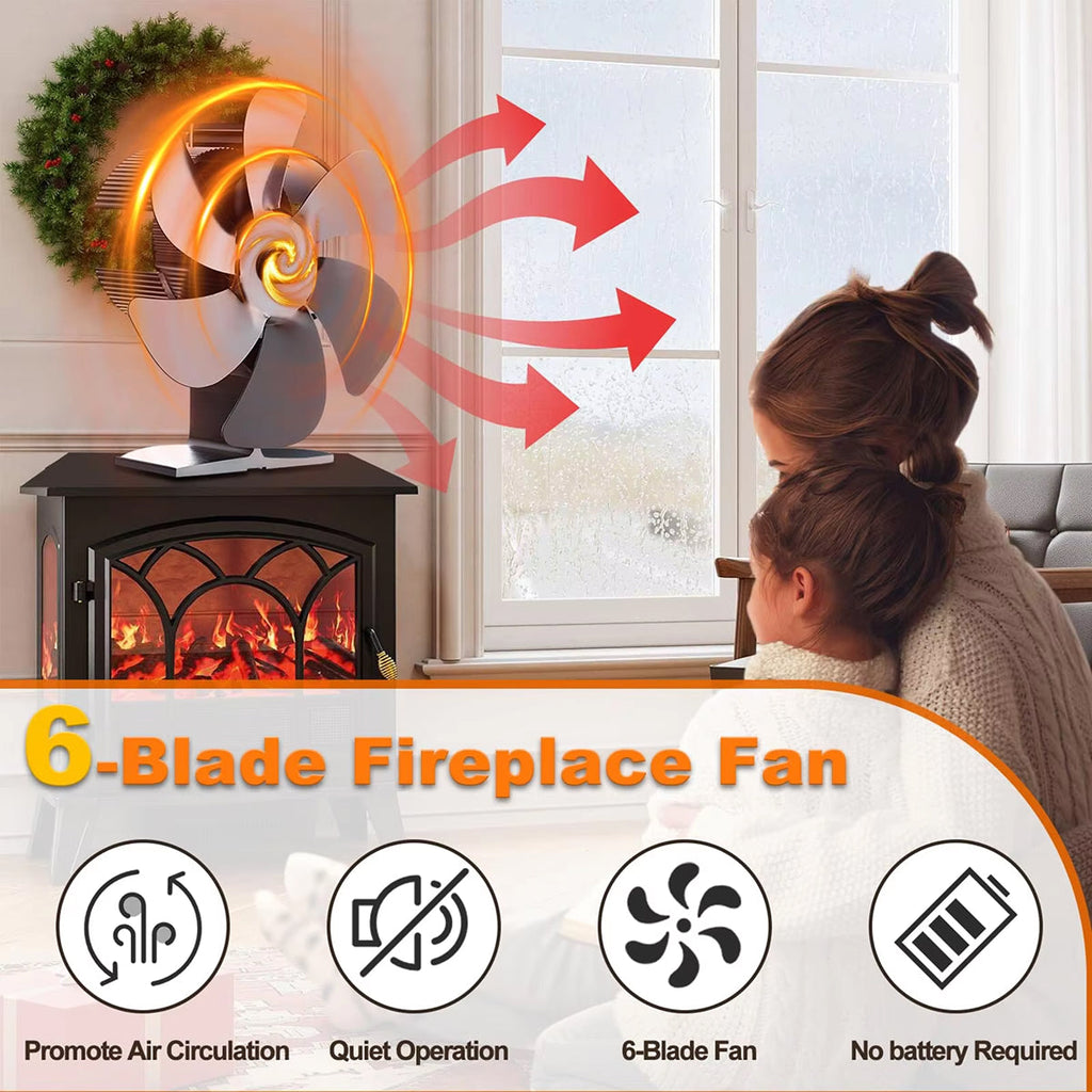 EmberSpox Stove Fan close-up