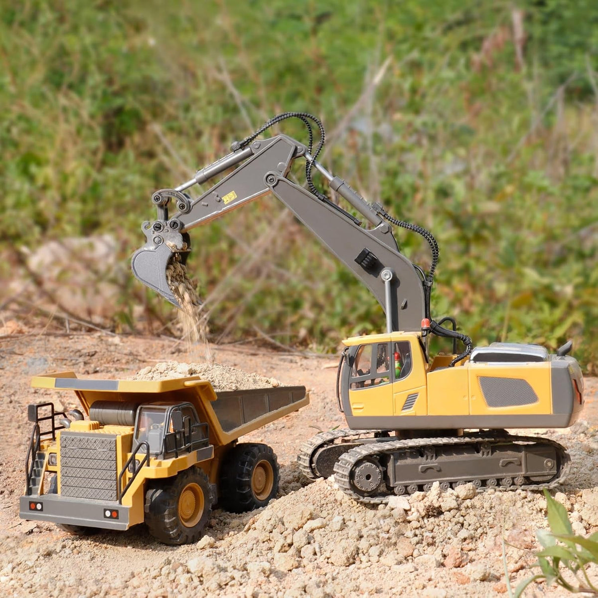 ExcaVoxi Remote Control Excavator lifestyle image