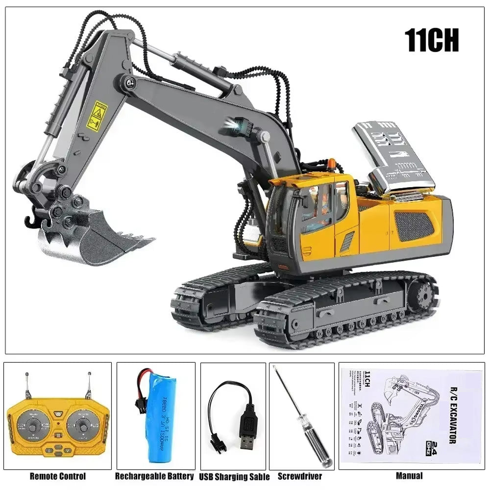 ExcaVoxi Remote Control Excavator overview shot