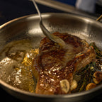 EziFrie Frying Pan cooking food