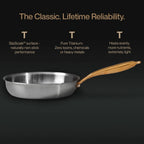 EziFrie Frying Pan cooking surface
