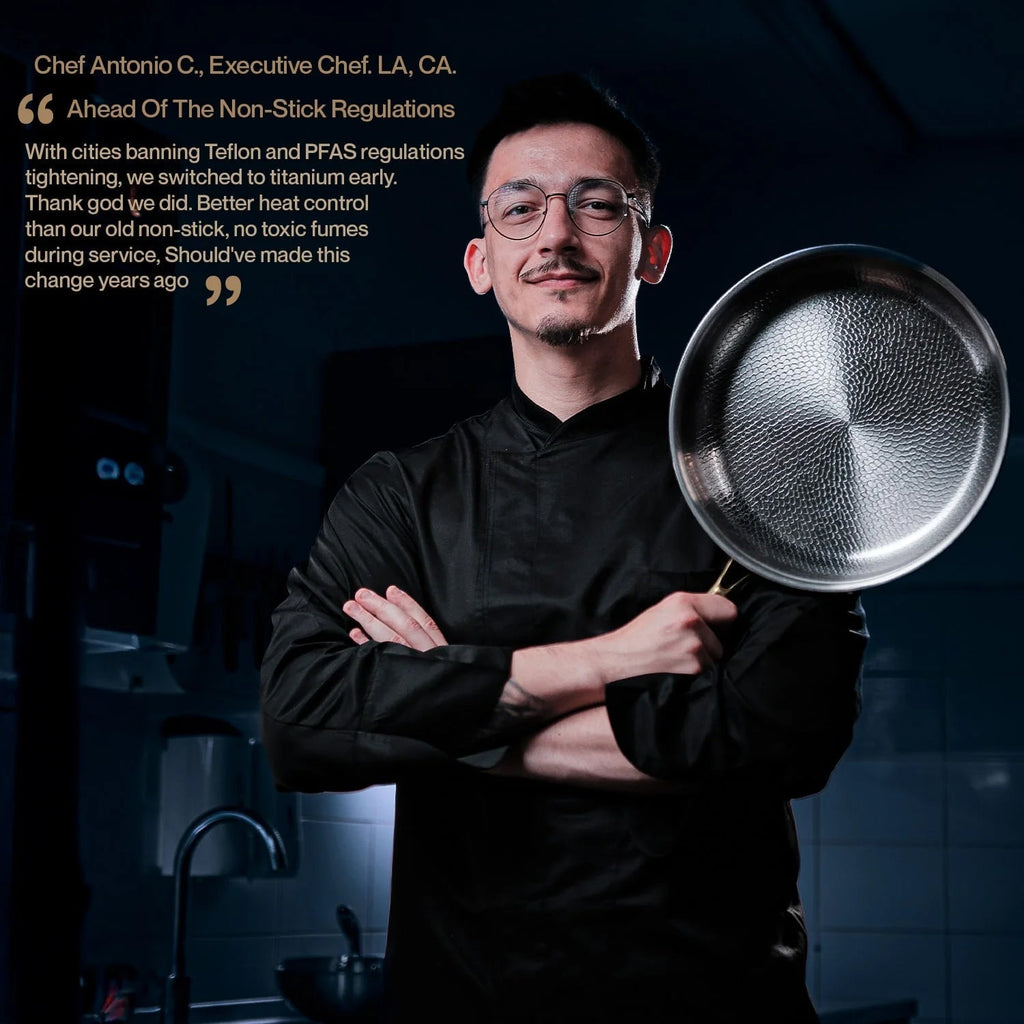 EziFrie Frying Pan even heating