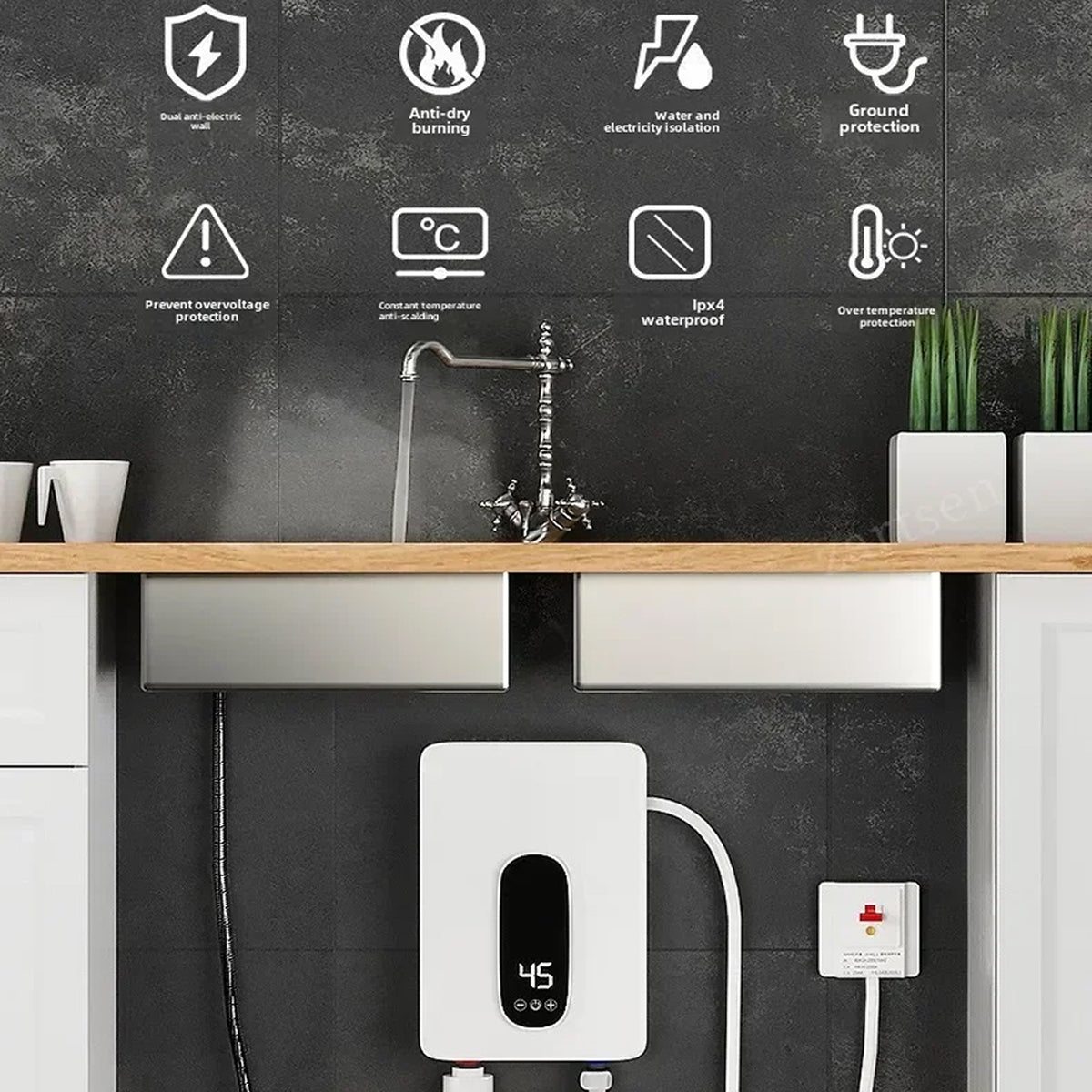 FluxueHot Tankless Water Heater view 14