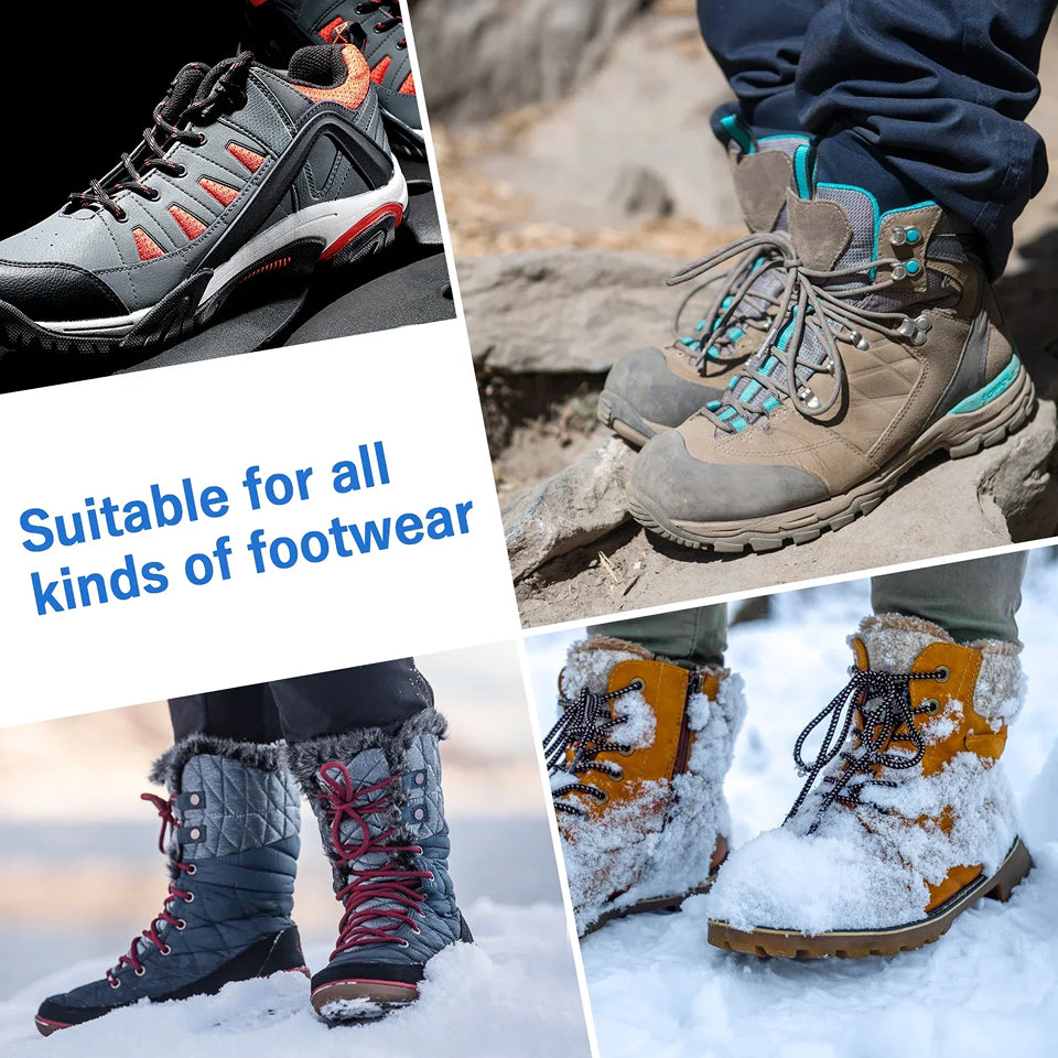 FrostoGrip Hiking Crampons with travel pouch