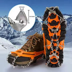 FrostoGrip Hiking Crampons flexible TPE band