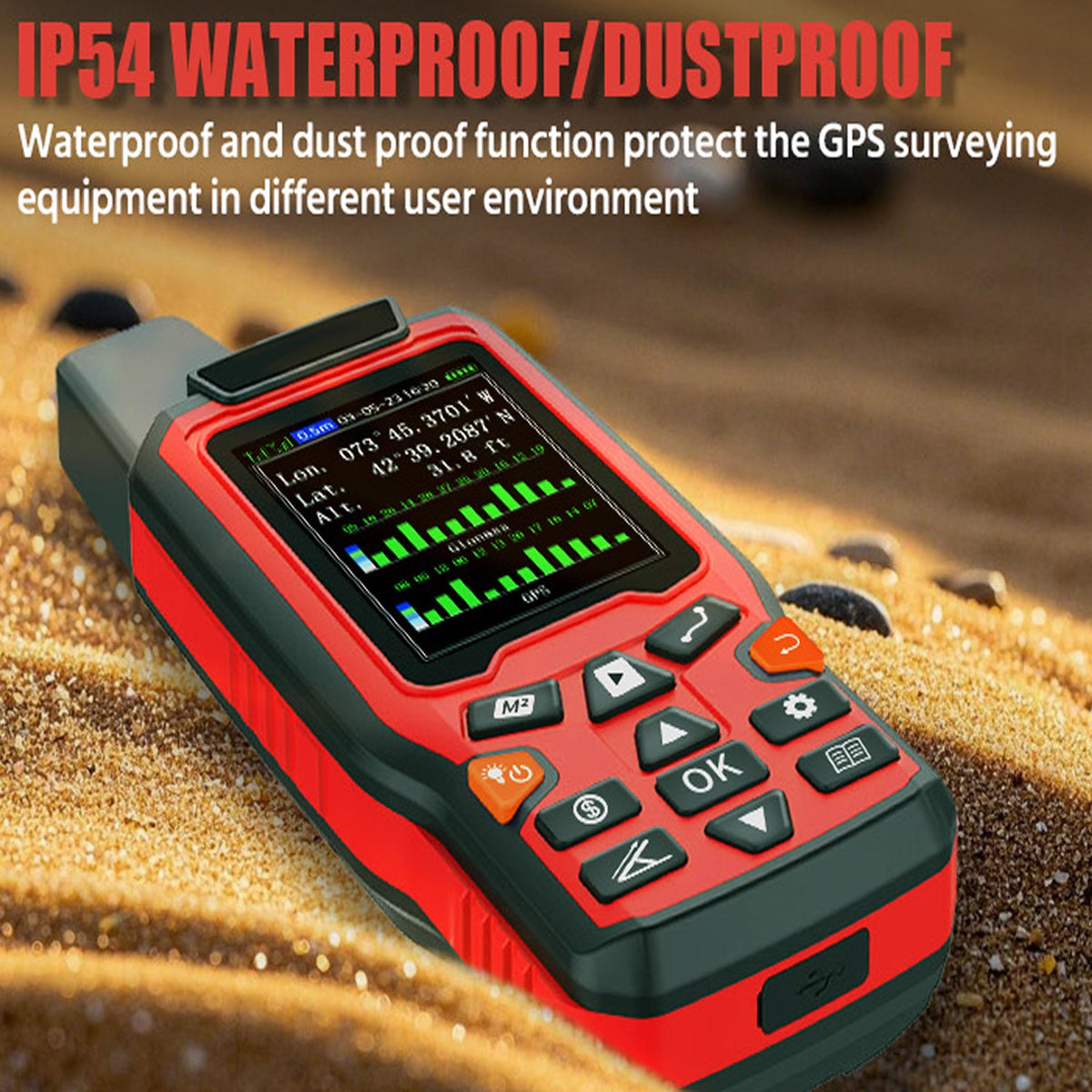 GeoiStride Handheld GPS area measurement
