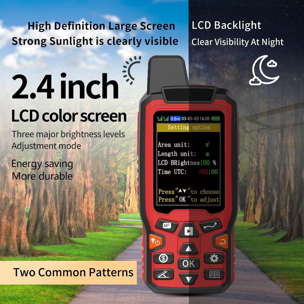 GeoiStride Handheld GPS used in a field