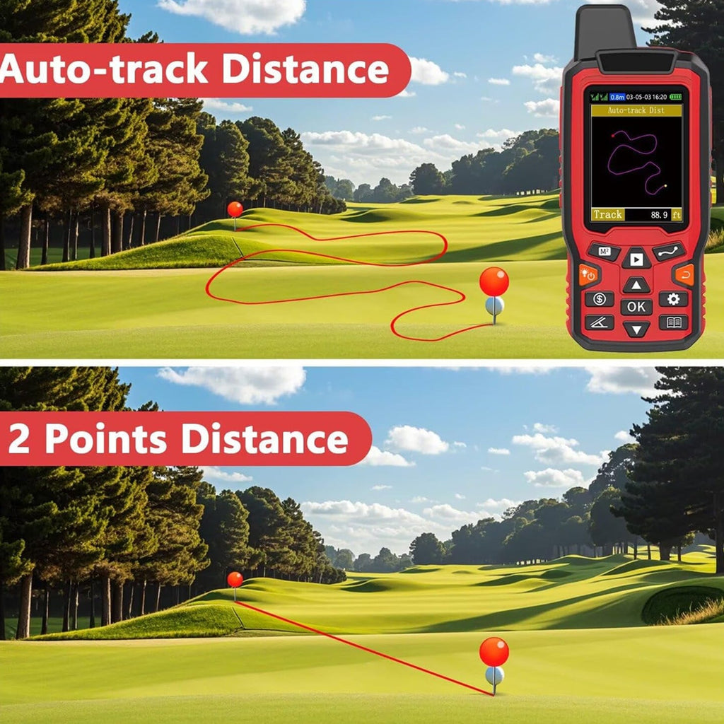 GeoiStride Handheld GPS held in hand